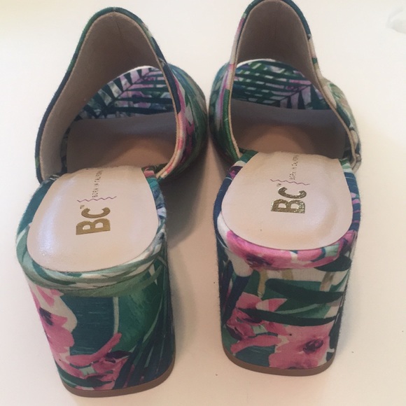 BC Born in California tropical block heel sandal - Picture 6 of 8